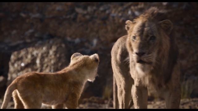 The Lion King - Simba and Scar Gorge Scene with Original Voices смотреть онлайн
