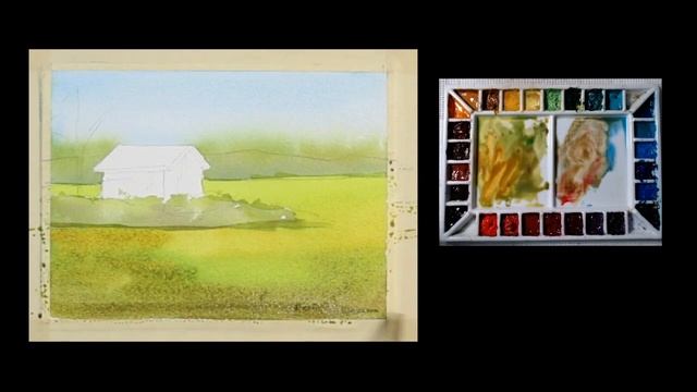 Watercolor Mini Painting Series 4, Painting #4 смотреть онлайн