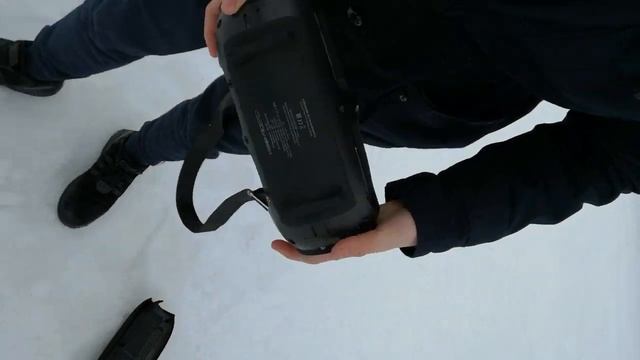 Bass test speakers SBS 380 in the snow смотреть онлайн