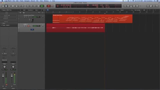Como Convertir MIDI A Audio - Logic Pro X смотреть онлайн