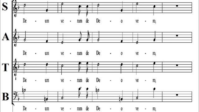 Schubert - D106 - Mass No1 in F - 3a Credo - Bass смотреть онлайн