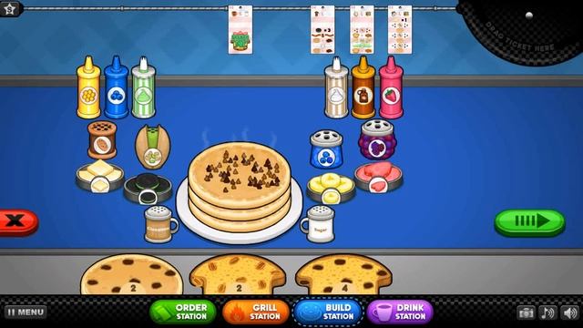 Papa's Pancakeria HD Episode 24: All Grill Mixables Unlocked (Perfect Day)