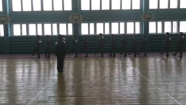Взвод школы №27 - Финал смотра строя и песни среди ОО города (младшие классы) - 25 февраля 2020 смотреть онлайн