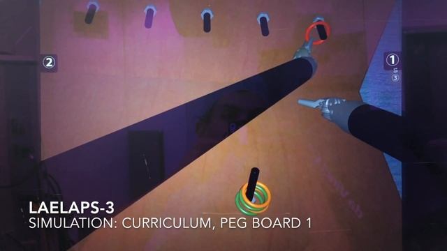 Robotic surgery game: LAELAPS-3 - Simulation, Curriculum, Peg Board 1 смотреть онлайн