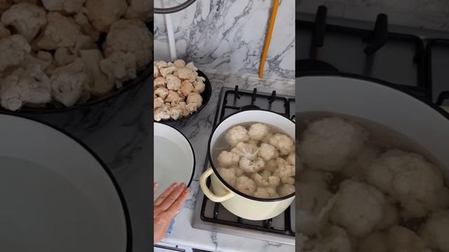 Заморозка цветной капусты # заморозкапродуктов #заготовкаеды #заготовканазиму смотреть онлайн