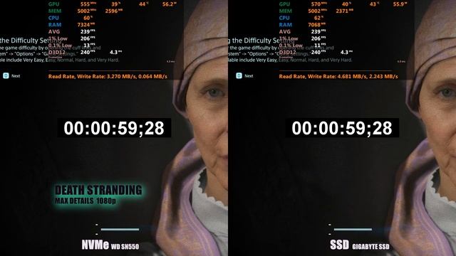 Kingdom come & Death Stranding | SSD vs NVMe смотреть онлайн