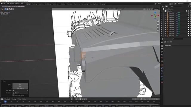 Blender - Low Poly Humvee Timelapse FREE MODEL смотреть онлайн