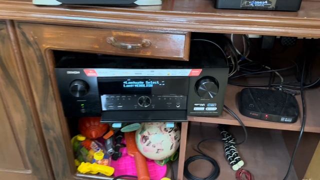 Denon AVC-X4700H AV Receiver Microprocessor Reset And Initial Setup In Tamil