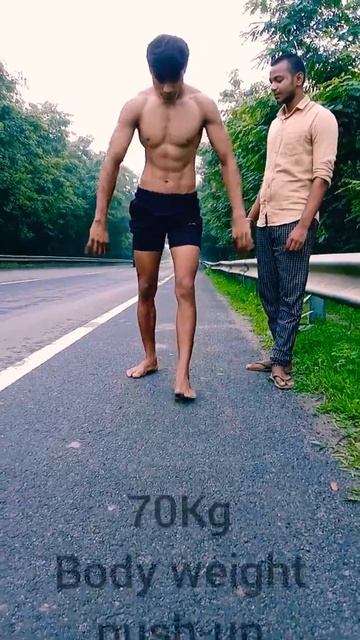 80Kg Body Weight Push-up 😱💪🔥Desi Fitness Power 💪🔥 Desi Fitness Motivation || Fitness With Kj Shorts
