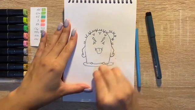 Как нарисовать Колю карандашом и скетч маркерами | Рисунок для детей, поэтапно и легко смотреть онлайн