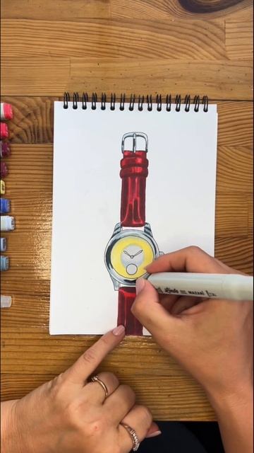 Рисуем наручные часы скетч маркерами смотреть онлайн