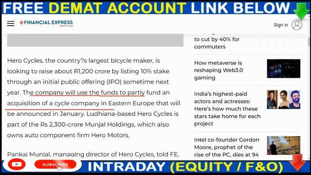 HERO GROUP IPO || UPCOMING HERO IPO || 1 के बदले मिलेगा 5 शेयर || HEROMOTOCO BREAKING NEWS #SMS смотреть онлайн