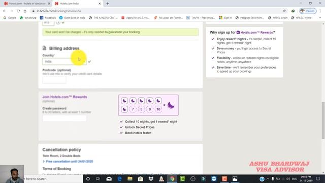 DUMMY HOTEL BOOKING FOR VISA PURPOSE @CHEAPTRAVELER смотреть онлайн