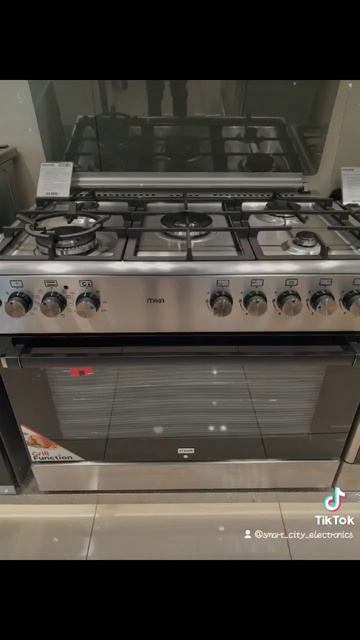 Mika Standing Cooker, 90cm X 60cm, 4 Gas Burners Incl 1 Sabaf WOK Burner