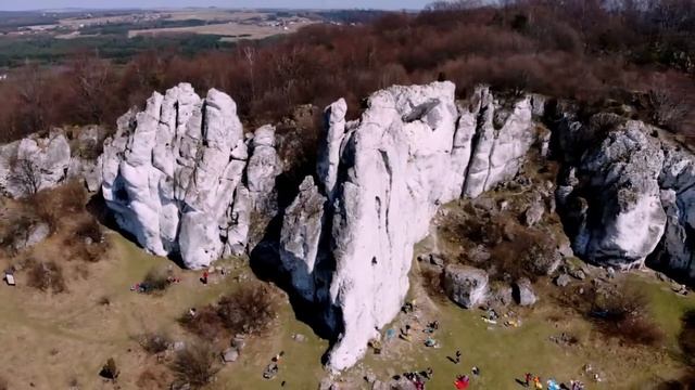 Jura Krakowsko Częstochowska okiem drona. смотреть онлайн
