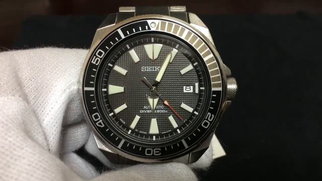 SEIKO PROSPEX Mechanical "SAMURAI" SBDY009 / cal.4R35 Automatic DIVER SCUBA 200m смотреть онлайн