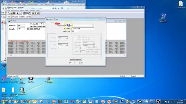 Modbus Serial RS485 Slave - MVI69-MCM TO Modbus TCP Server - Moxa MB3280 смотреть онлайн