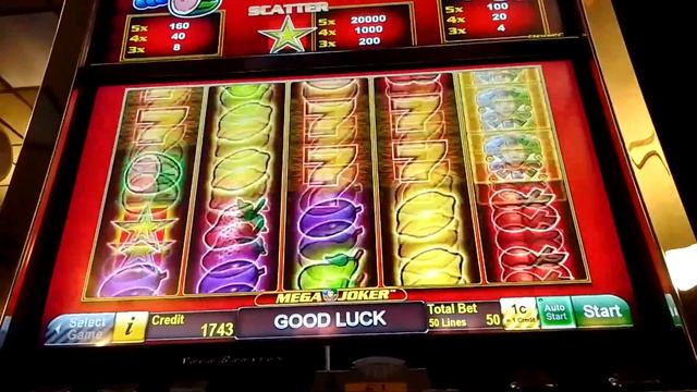 Mega Joker Slot Game Play with 50 cent bet смотреть онлайн