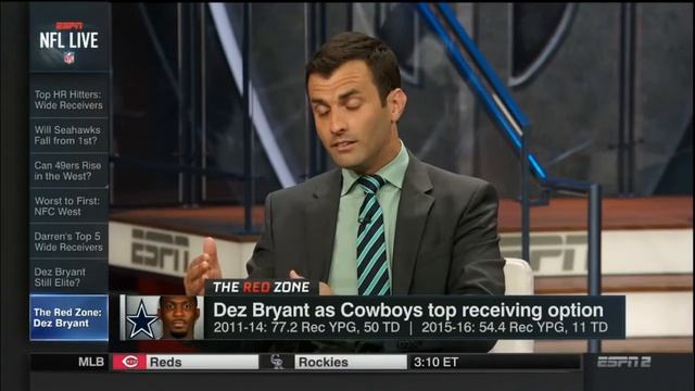 IS DEZ BRYANT AN ELITE RECEIVER ?!?!?!? NOT EVEN TOP 5?! смотреть онлайн