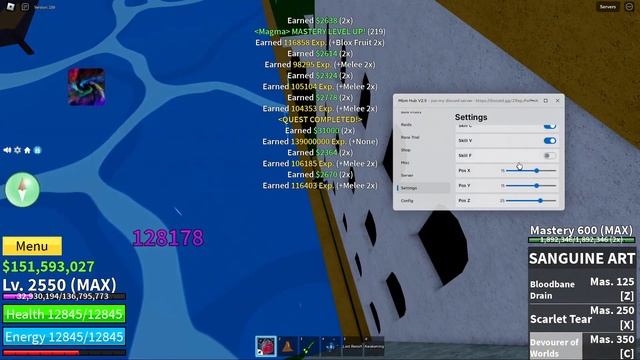 Blox Fruits Script Hack Auto Farm Shark Anchor Auto Raid Sniper Auto Farm смотреть онлайн