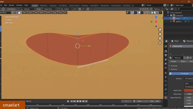 How to create an easy mouth shape - blender Tutorial смотреть онлайн