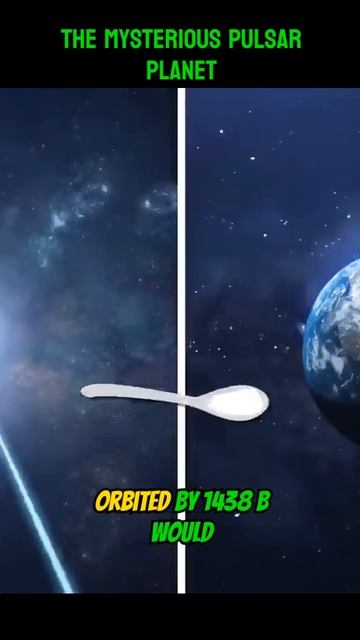 THE MYSTERIOUS PULSAR PLANET. #shorts
