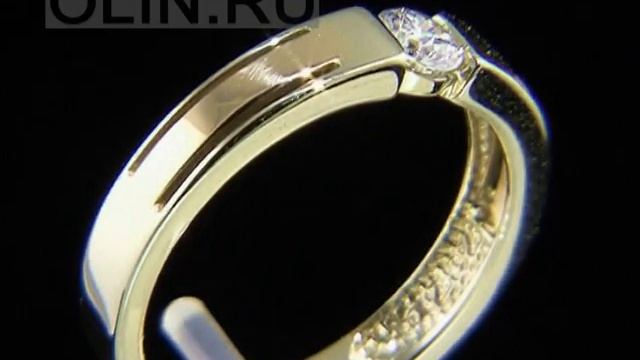 Кольцо с бриллиантом из золота смотреть онлайн
