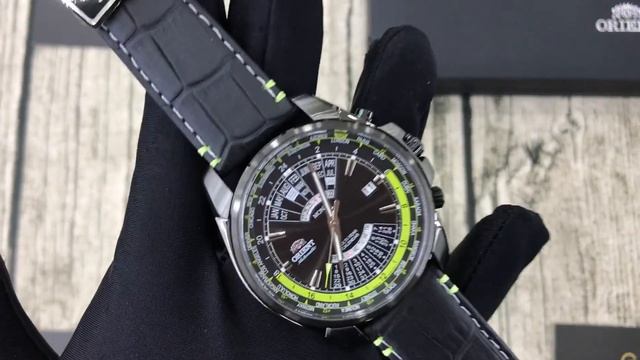 ORIENT watch automatic winding sporty perpetual calendar black SEU0B005BH men смотреть онлайн