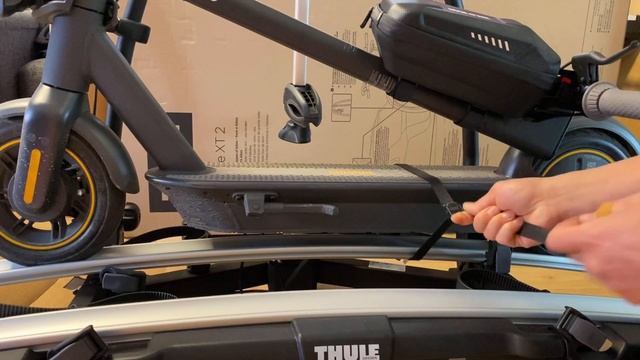 Thule Velospace XT 2 With Segway Ninebot Max G30 - How To Bring Electricscooter On Thule Velospace