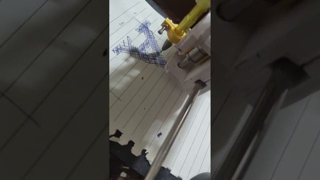 Arduino Pen plotter using grbl-28byj-48-servo (Year 1 project) смотреть онлайн