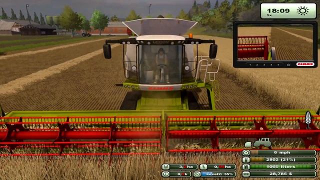 Farming Simulator 2013 - Claas Lexion 770 TerraTrac смотреть онлайн