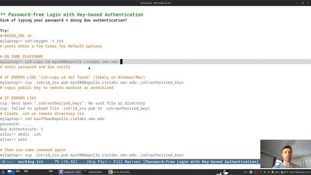 SSH Keys for Password-free Login смотреть онлайн