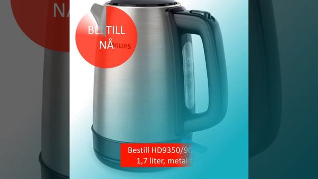 Philips HD935090 Vannkoker, 1,7 liter, metal смотреть онлайн