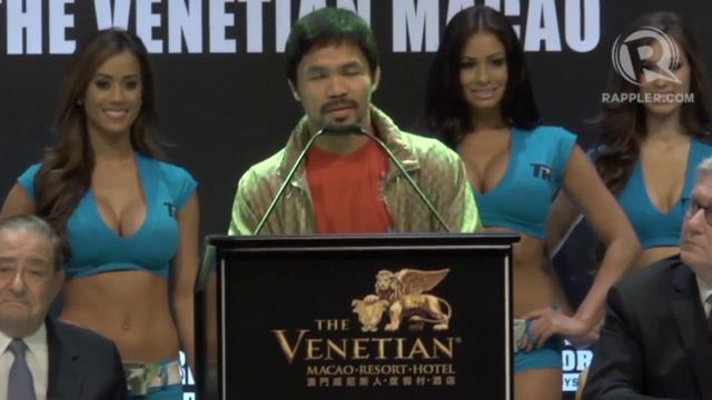 Pacquiao, Rios Ready For Clash In Cotai