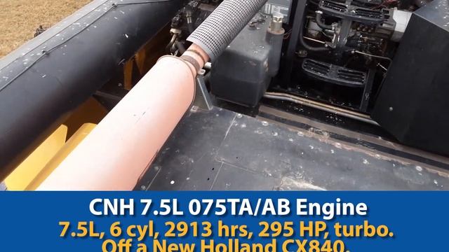 SOLD - CNH 7.5L Engine (New Holland CX840 Combine) смотреть онлайн