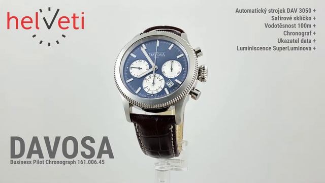 Davosa Business Pilot Chronograph 161.006.45 смотреть онлайн