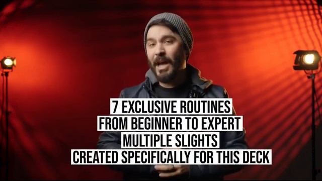 Saturn Magic - Bicycle ESP Deck Red (55 Cards)