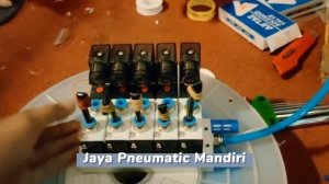 Solenoid Valve 5station Valve Type 4V210-08 #Airtac #solenoidvalve