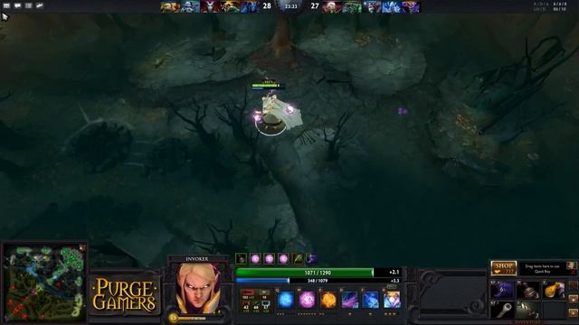 Dota 2 Purge plays Invoker смотреть онлайн