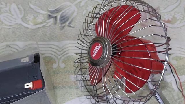 DC 12v FAN Review. without oscillating.low cost fan .for car and auto rickshaw. смотреть онлайн