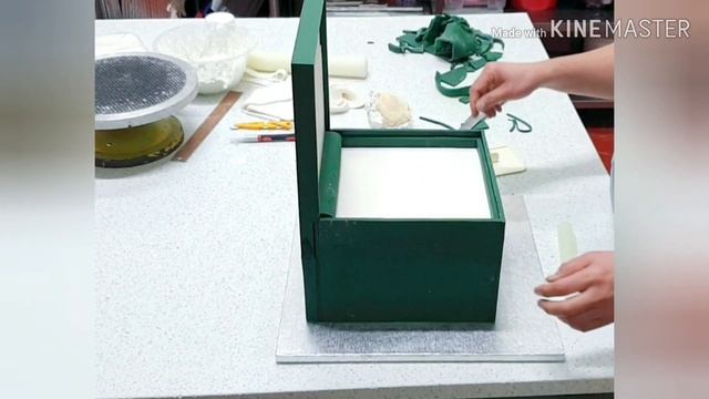 CAKE WATCH BOX, Learn the easy way how to make this step by step. смотреть онлайн