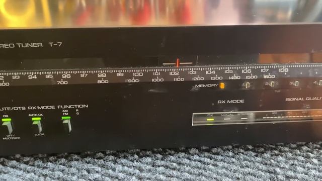 YAMAHA T-7 AM FM Stereo Tuner смотреть онлайн