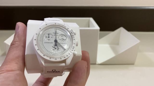 Snoopy Moonswatch Mission To The Moonphase - Full Moon Unboxing  @OMEGA  @swatch