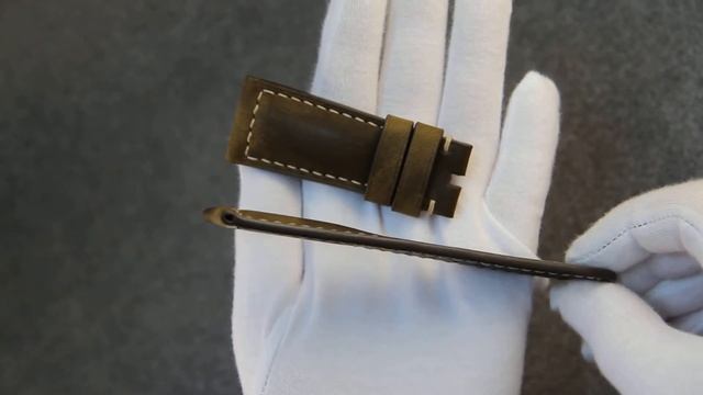 Custom-made watch strap for Panerai Radiomir watch. смотреть онлайн