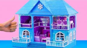 Кукольный замок для Эльзы своими руками. В стеле мультфильма "Холодное сердце"