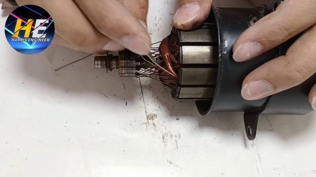 How To Repair Dc Motor | 12v Dc Motor Repair | Harris Engineer смотреть онлайн