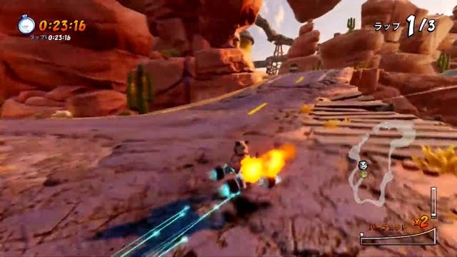 [Patch 1.02] CTR:NF - Dingo Canyon - 0:09.91 (Glitched WR) смотреть онлайн