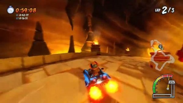 Crash™ Team Racing Nitro-Fueled - Time Trial - Mystery Caves (2:01:28)***