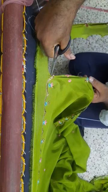 Dupatta work #Shorts #Shorts смотреть онлайн