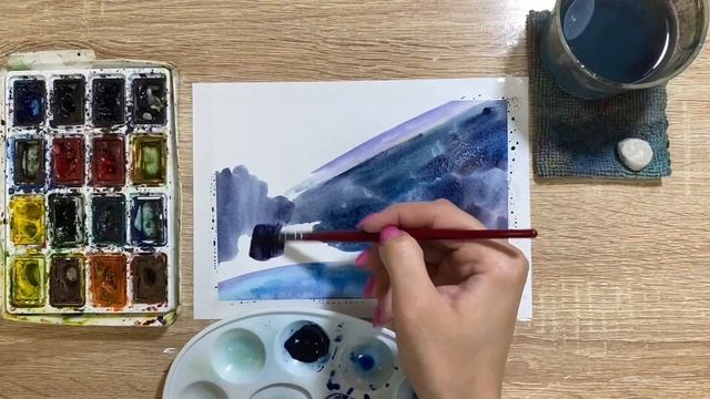 Как нарисовать комету карандашом и акварелью начинающим | Рисунок для детей смотреть онлайн